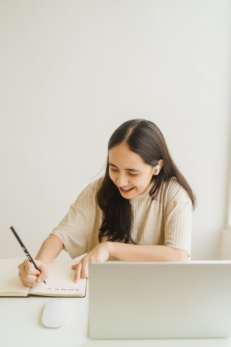 Woman Working From Home 